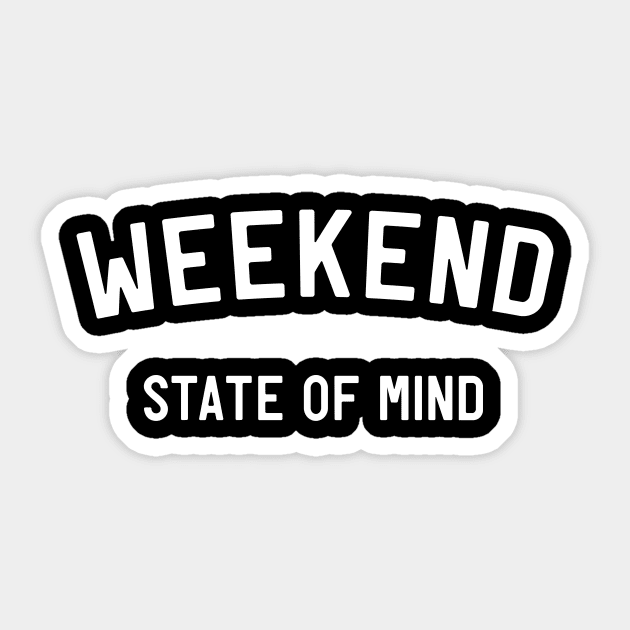 Weekend state of mind Sticker by Portals